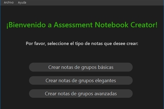 Assessment Notebook Creator (for PC)