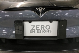 Air Quality License Plate Holder