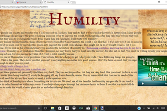 Humility Website