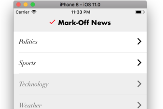 Mark-off News