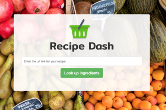 Recipe Dash