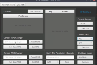JControlConsole Manager (Desktop GUI to Control PS3)