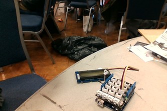 Morse Code LCD + LED