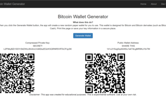 Bitcoin Wallet Gen