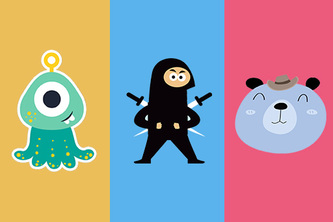 Alien, Ninja, Bear