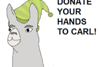 Llamas With Hats Baby Hand Calculator