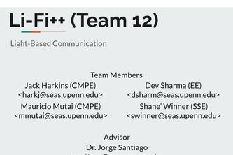 Team 12: Li-Fi++