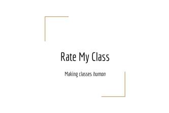 RateMyClass