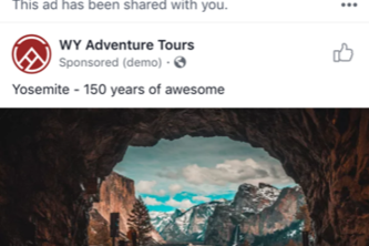 Experiential 3D Facebook Ads