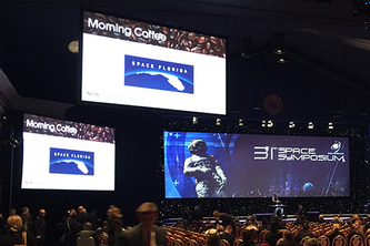 Space Symposium Digital Signage
