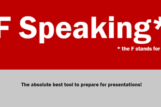 F Speaking: the F stands for fix