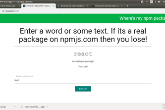 wheres my npm package?