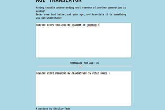 Age Translator