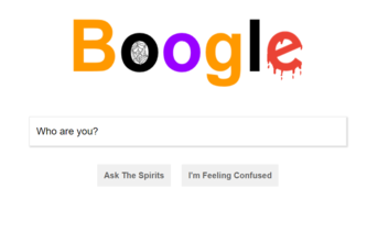 Boogle - A spooky remake of Google.