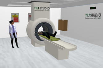 MRI Scan VR with AWS Sumerian