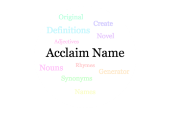 Acclaim Name