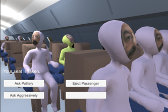 Flight Simulator but you're the passenger