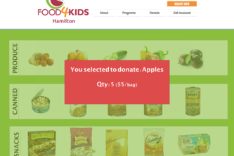 Food4Kids Donation Page