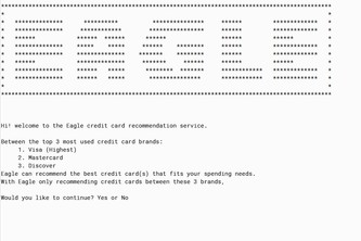 Recommended Credit Card 