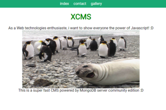 Xavier's Content Management System