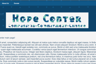 Hope Center Website