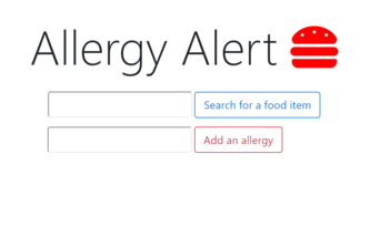 Allergy Alert