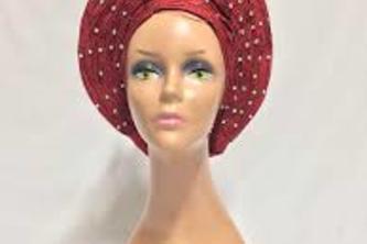 African head-tie frame