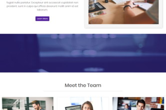 Responsive Bootstrap Website