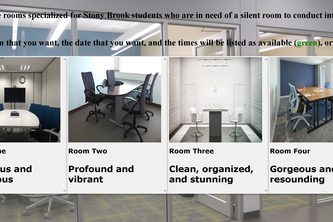 Booking a room for noiseless interviews