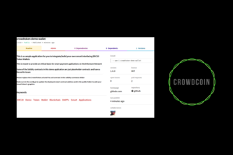 CrowdWallet: (CrowdToken Demo Wallet)