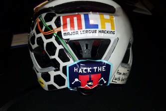 Helmet Mounted Bike Brake Light