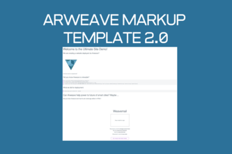 Arweave HTML Markup Template 2.0