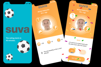 SUVA "Fairness Award" platform for football players