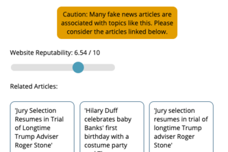 FakeNews Chrome Extension