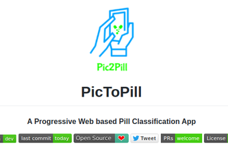 Pic2Pill ! - A Progressive Web based Pill classification App
