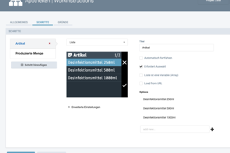  01_043 Logistik für Bereitstellung von Desinfektionsmittel 