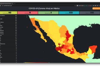 COVID-19 map in México