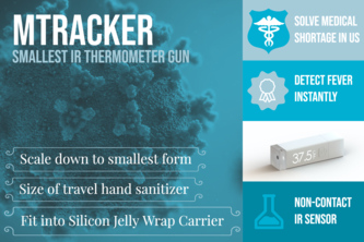 mTracker Smallest IR Thermometer For Fever Detection