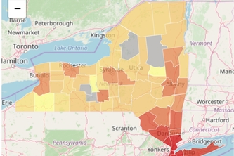 covid-19 region map per capita