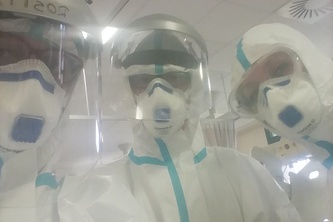 Tolerability and safety of Chlorhexidine, and use of  PPE