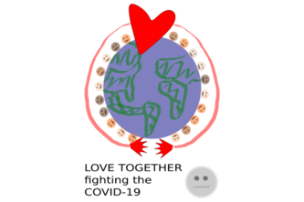 LOVE TOGETHER fighting the COVID-19