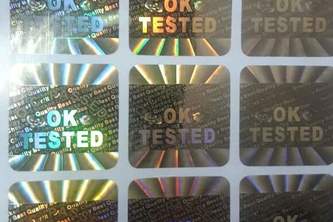 3D Laser Holo Art  - Security hologram labels 