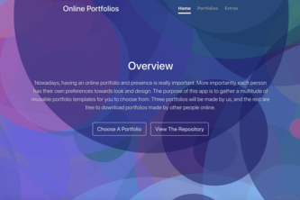 React Portfolio Template