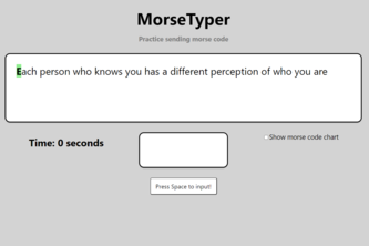 MorseTyper