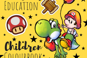 Dinosaur Education: A Children's Colourbook