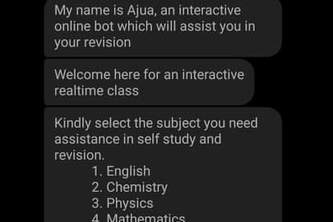 Ajua Interactive Revision Chatbot