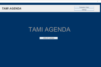 TAMI Agenda
