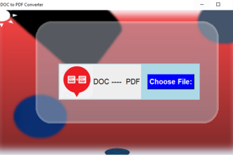 Doc to PDF Convertor
