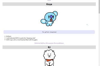 BT21 Website