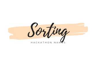 Sorting hackathons according to dates